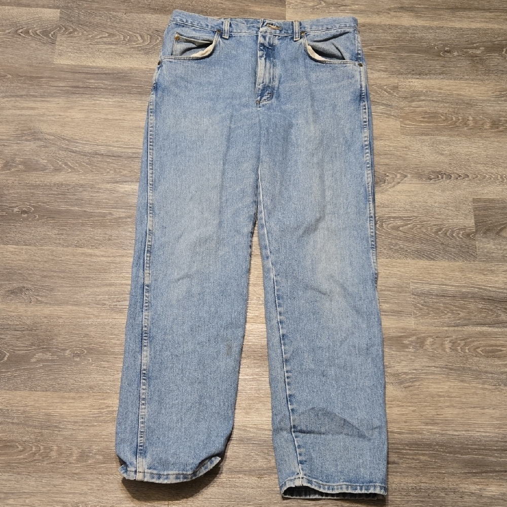 Wrangler Lightwash Mens Jeans 34x32
